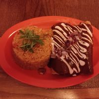 Enchiladas mole at Jajaja Mexicana - West Village in New York City