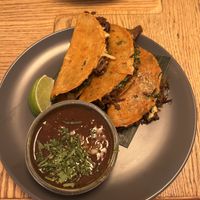 Birria tacos  at Jajaja Mexicana - West Village in New York City