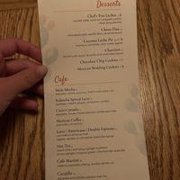 Dessert Menu  at Jajaja Mexicana - West Village in New York City