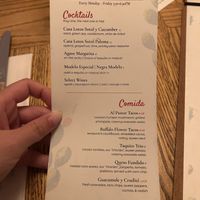 Happy Hour Menu  at Jajaja Mexicana - West Village in New York City