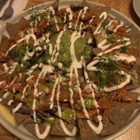 Nachos “special” (mushroom tinga)  at Jajaja Mexicana - West Village in New York City