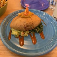 Beet and pumpkin empanada  at Jajaja Mexicana - West Village in New York City