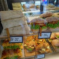 Vegan options available at the counter at The Greedy Cow in Lake Tekapo