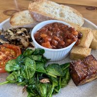 Greedy vegan breakfast   at The Greedy Cow in Lake Tekapo