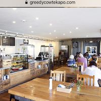 inside at The Greedy Cow in Lake Tekapo