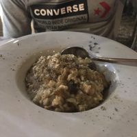 Wild mushroom risotto - vegan at Med Cafe in Crete