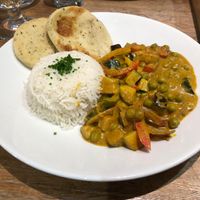 Curry of the day at Steam Inn in Mallaig