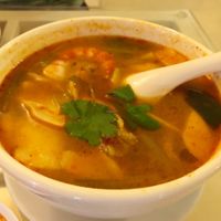 Tom Yam Soup at Loving Hut - Bang Kholaem in Bangkok