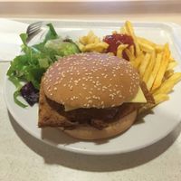 Hawaii Burger at Hauptmensa Studierendenwerk in Dortmund