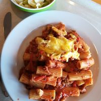 Vegan Rigatonigratin at Hauptmensa Studierendenwerk in Dortmund