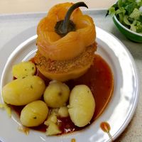 Stuffed pepper at Hauptmensa Studierendenwerk in Dortmund