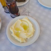 Skordalia (potato garlic dip) at Adonis in Kefalonia
