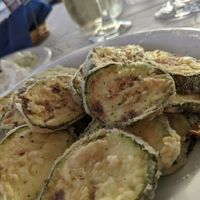 Fried zucchini at Adonis in Kefalonia
