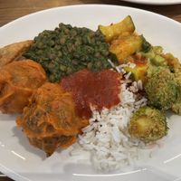 My “ student plate" form the buffet  at Restavracija Mandala in Ljubljana