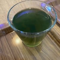 Green ice tea (very sweet)  at Restavracija Mandala in Ljubljana