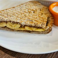 Banana almond sandwich at Yin's Sourdough Bakery in Penang