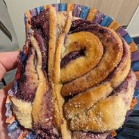 Blueberry bun at Bröd & Salt - Gamla Stan in Stockholm