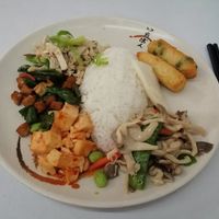 All this for NT$80 at Yǒng Yuán Sùshí 永緣素食 in Taipei