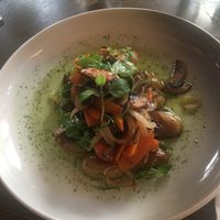 fried vegetables  at Arresten in Andenes