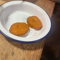 “impossible” nuggets (so good i forgot to take the picture before almost finishing them)  at Patty & Bun in London