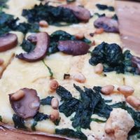 Tarte flambé at Ciri Biri Bela in Split