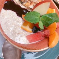 Porridge with nuts, berries and other fruits (vegan too) at Ciri Biri Bela in Split