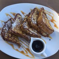 French toast (vegetarian, not vegan) at Silver Diner in Gaithersburg