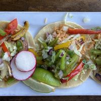 The vegan tacos at California Tacos in Solvang