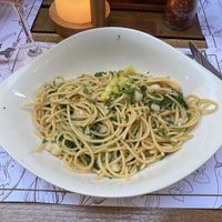 Spaghetti Aglio Olio   at La Catedral in Kotor