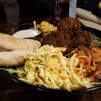 Bol falafel at Panthere Verte - Mile End in Montreal