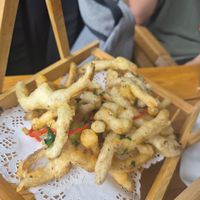 Fried mushroom at WángYǔYān Sù Fāng 王语嫣素坊 in Dali