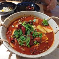 Hericium mushroom casserole at WángYǔYān Sù Fāng 王语嫣素坊 in Dali