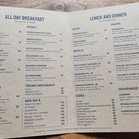 Menu August 24 at Secret Spot - Canggu in Canggu