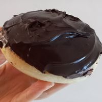 Boston cream at The Donut Cafe in Chiang Mai