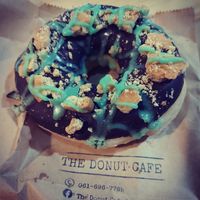 Mint choc crunch at The Donut Cafe in Chiang Mai
