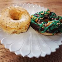 Lemon poppyseed is the bomb 💣 at The Donut Cafe in Chiang Mai