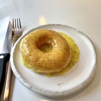 Lemon poppyseed donut   at The Donut Cafe in Chiang Mai