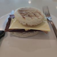 Vegan Sandwich with vegan bacon at The Donut Cafe in Chiang Mai