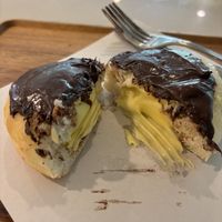 Boston cream  at The Donut Cafe in Chiang Mai