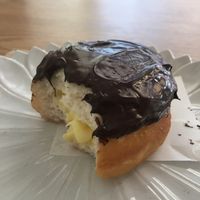 Custard filled donut at The Donut Cafe in Chiang Mai