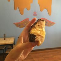 Boston cream at The Donut Cafe in Chiang Mai