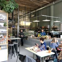 Interior with counter at Sharp Sharp Everyday in Rotterdam
