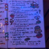 Menu  at Ginger Home in Koh Chang