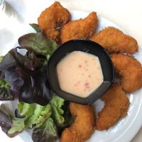 Tasty appetizers at Loving Hut in Paris