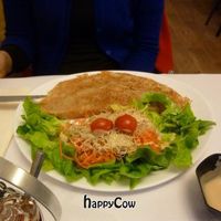 Mushroom Crape at Loving Hut in Paris