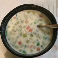 Soup de Jour at Loving Hut in Paris