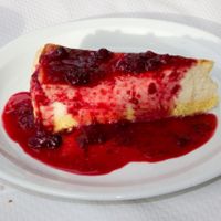 Awesome vegan cheesecake at Loving Hut in Paris