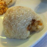 Vegan dessert at Loving Hut in Paris