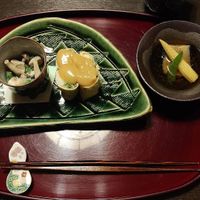 Second dish at Rikyuan in Hakone