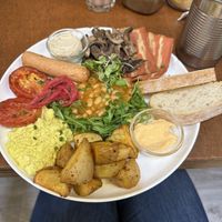 Full English breakfast (all vegan)  at El Petit Princep in Barcelona